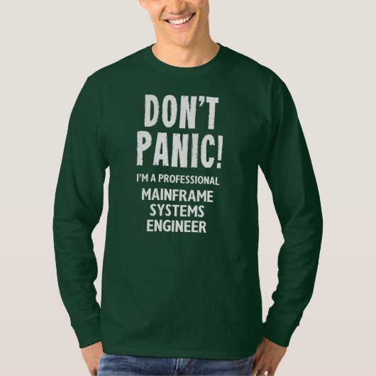 Mainframe Systems Engineer T-shirt (Voorkant)