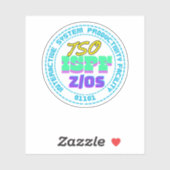 Mainframe TSO-ISPF Interactive System Sticker (Vel)