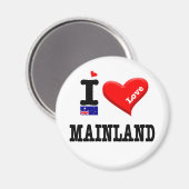 MAINLAND - I Love Magneet (Voorkant / Achterkant)