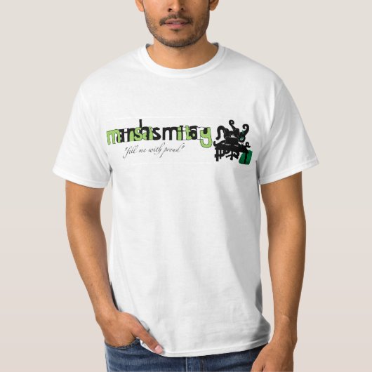 Mainsha's Militaire GISHWHES 2014 T-shirt (Voorkant)