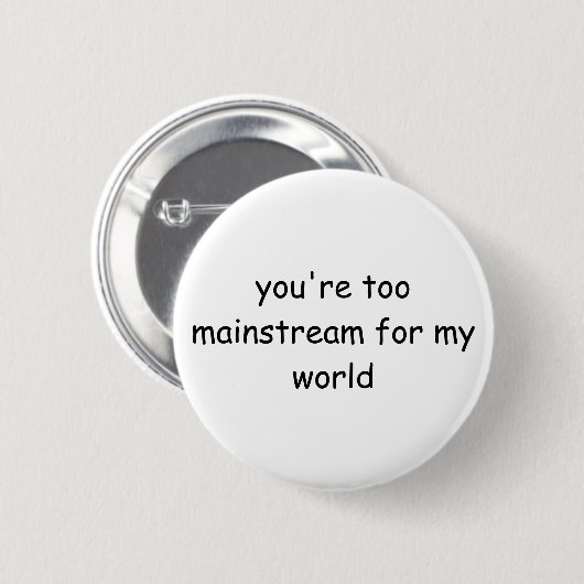 Mainstream Button (Voorkant /achterkant)