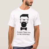 Mainstream Hipster Funny Slogan T-shirt (Voorkant)