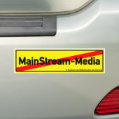 MainStream-Media: SCHLUSS! Bumpersticker (Op auto)