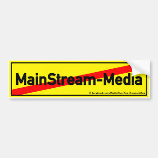 MainStream-Media: SCHLUSS! Bumpersticker