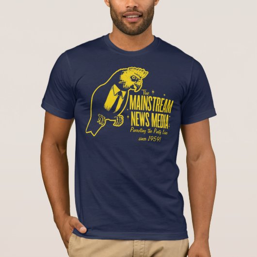 Mainstream media T-shirt (Voorkant)