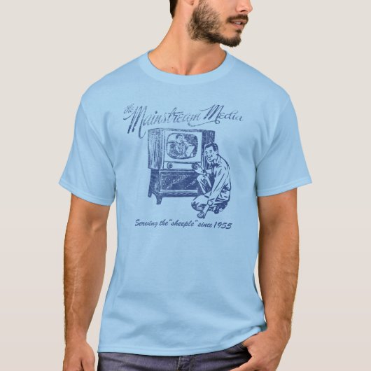 Mainstream media T-shirt (Voorkant)