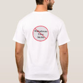 Mainstream nieuwsmedia t-shirt (Achterkant)