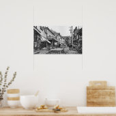 Mainstreet Burke Ghost Town - Idaho Poster (Keuken)