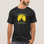 Maintain Inner Fecking Peace Funny Spiritual Times T-shirt (Voorkant)