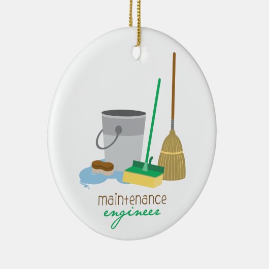 Maintanance Engineer Keramisch Ornament (Rechts)