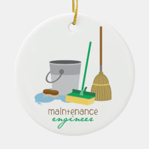 Maintanance Engineer Keramisch Ornament