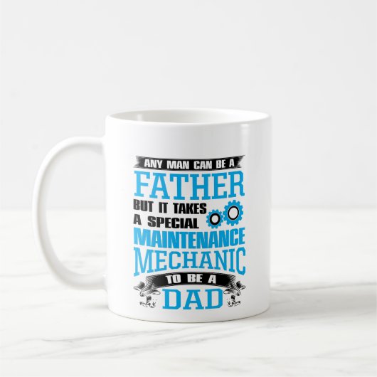 Maintenance Mechanic Dad Gift Vaderdag Koffiemok (Links)