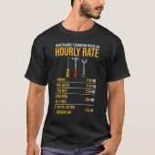 Maintenance Technician Industrial Technical Quotes T-shirt (Voorkant)
