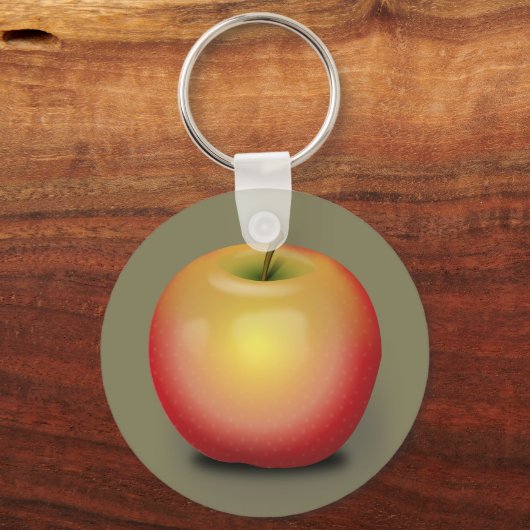 Maintosh Apple Button Sleutelhanger (Voorkant)