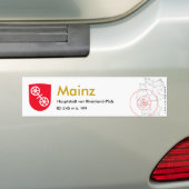 Mainz 1 bumpersticker (Op auto)