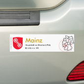 Mainz 1 bumpersticker (Op auto)