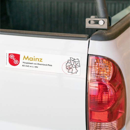 Mainz 1 bumpersticker (Op Truck)