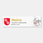 Mainz 1 bumpersticker (Voorkant)