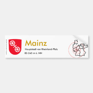 Mainz 1 bumpersticker