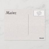 Mainz Briefkaart (Achterkant)