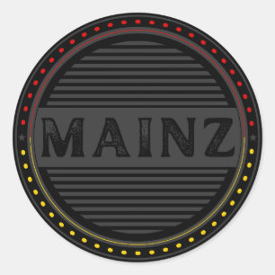 Mainz City Pride Embleem – Duitse identiteit Ronde Sticker