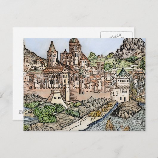 Mainz, Duitsland, 1493 Briefkaart (Voorkant / Achterkant)