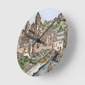 Mainz, Duitsland, 1493 Ronde Klok (Hoek)