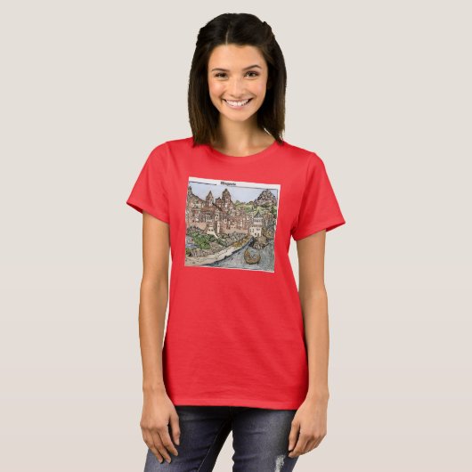 Mainz, Duitsland, 1493 T-shirt (Voorkant volledig)