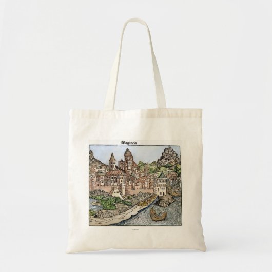 Mainz, Duitsland, 1493 Tote Bag (Voorkant)