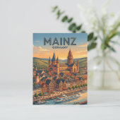 Mainz Duitsland Briefkaart (Staand voorkant)