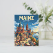 Mainz Duitsland Briefkaart (Staand voorkant)