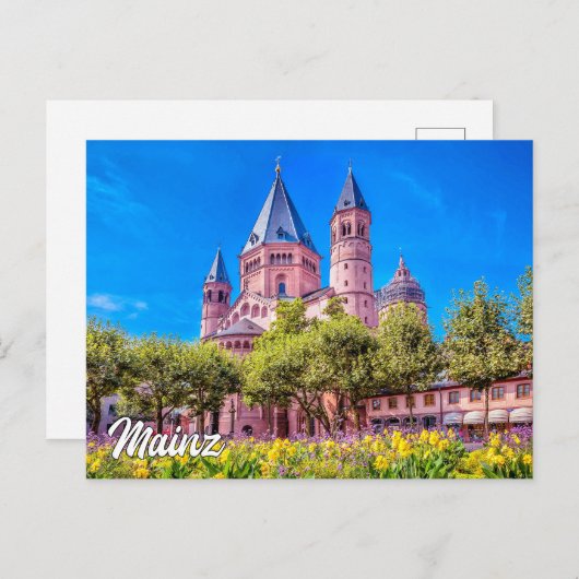 Mainz, Duitsland Briefkaart (Voorkant / Achterkant)