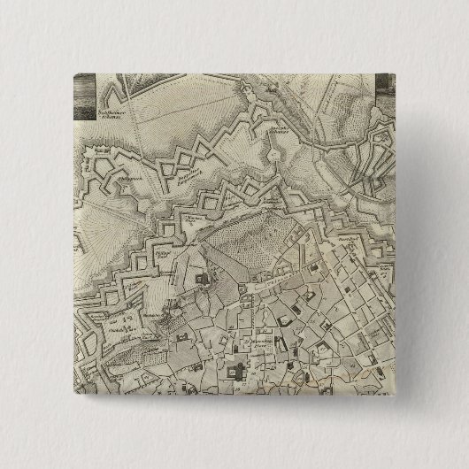 Mainz, Duitsland Vierkante Button 5,1 Cm (Voorkant)