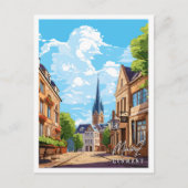 Mainz Duitsland vintage reisillustratie Briefkaart (Voorkant)