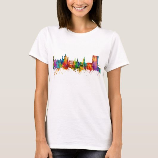 Mainz Germany Skyline T-shirt (Voorkant)