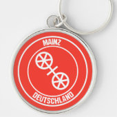 Mainz Round Emblem Sleutelhanger (Voorkant)