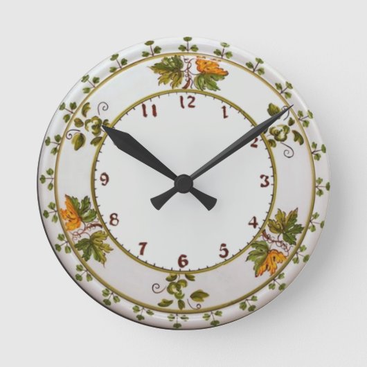 Maiolica ronde klok (Voorkant)