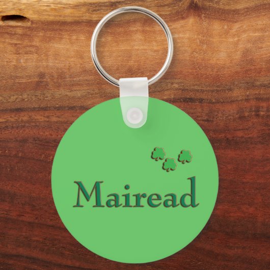 Mairead Irish Name Sleutelhanger (Voorkant)