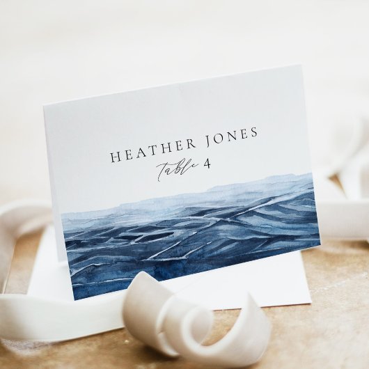 MAIRI Lake Ocean Waters Destination Place Cards RSVP Kaartje