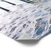 MAIRI Lake Pier Bestemming Bruiloft Welkom Poster (Hoek)