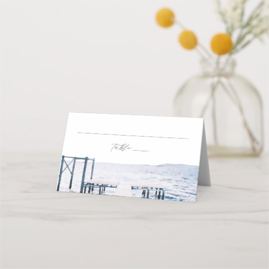 MAIRI Lake Pier Ocean Destination Plaats Kaarten Plaatskaartje (Voorkant)