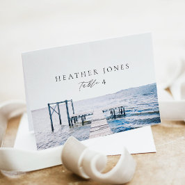 MAIRI Lake Pier Ocean Destination Place Cards RSVP Kaartje