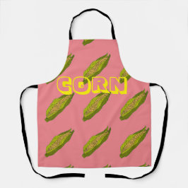 Maïs All-Over Print Schort