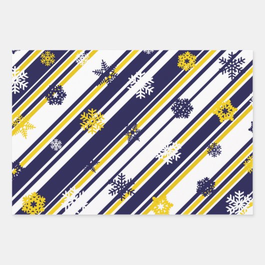 Mais and Blue gift wrapping 3 pack  Inpakpapier Vel (Voorkant 2)