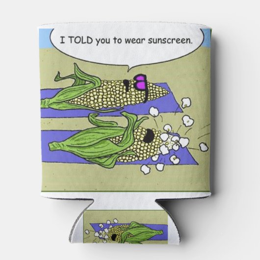 maïs die ik je vertelde blikjeskoeler (Achterkant)