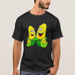 Mais Familie Groente Vegetarisch Vegan Boeren T-shirt