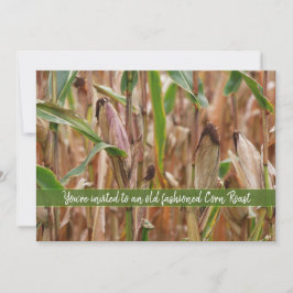 Maïs gebraden, akker van maïs herfst maïskolven kaart