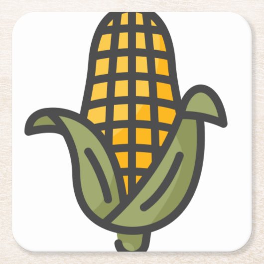 maïs kartonnen onderzetters (Voorkant)