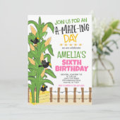 Maïs Maze Meisje Verjaardag Kaart (Staand voorkant)