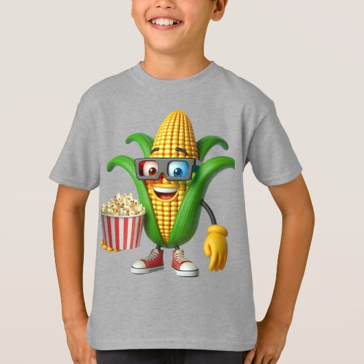Maïs met popcorn t-shirt (Voorkant)